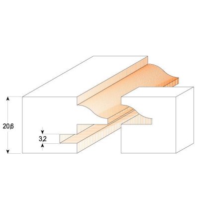 CMT C955 Sada pre rám a výplň so sklom - 3ks S=12 HW