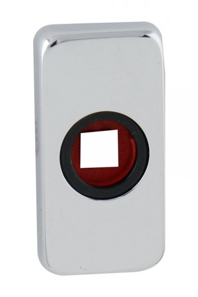 FT - Rozeta 276 - POD KĽUČKU - 60 x 30 mm, rozety pod kľučku, CHL - chróm lesklý (F04)