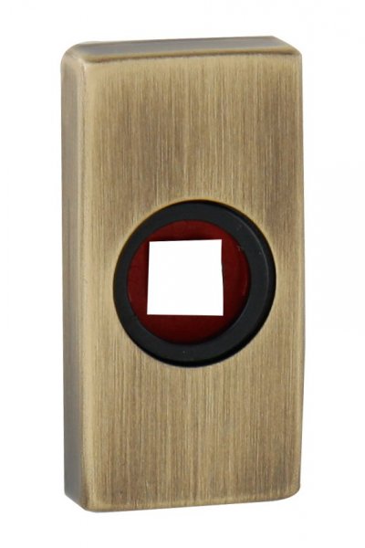 FT - Rozeta 276 - POD KĽUČKU - 60 x 30 mm, rozety pod kľučku, BRM - bronz matný (F43)